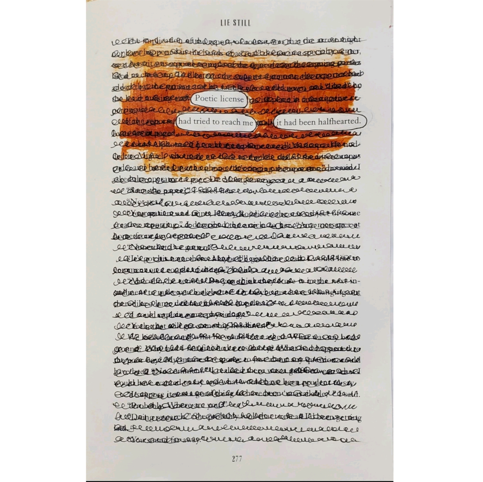 found 'black-out' poetry