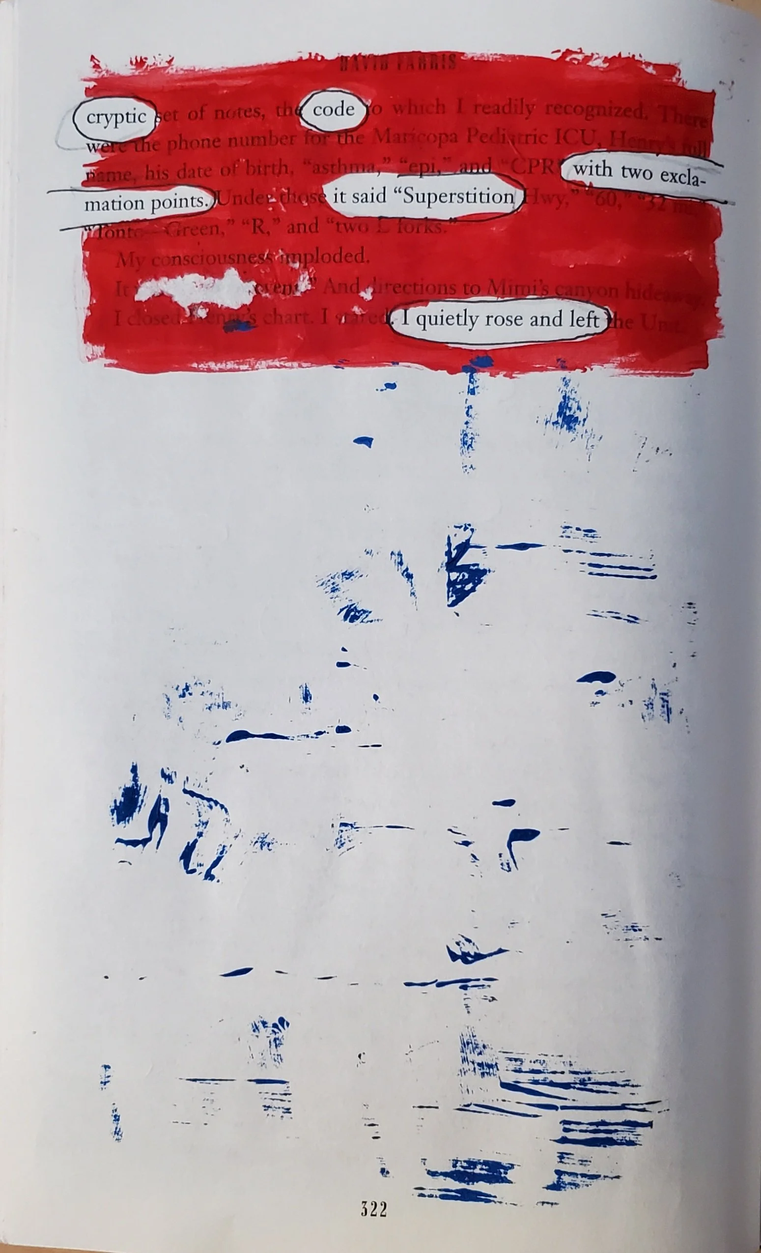 Sometimes the paint isn't as dry as it seems....