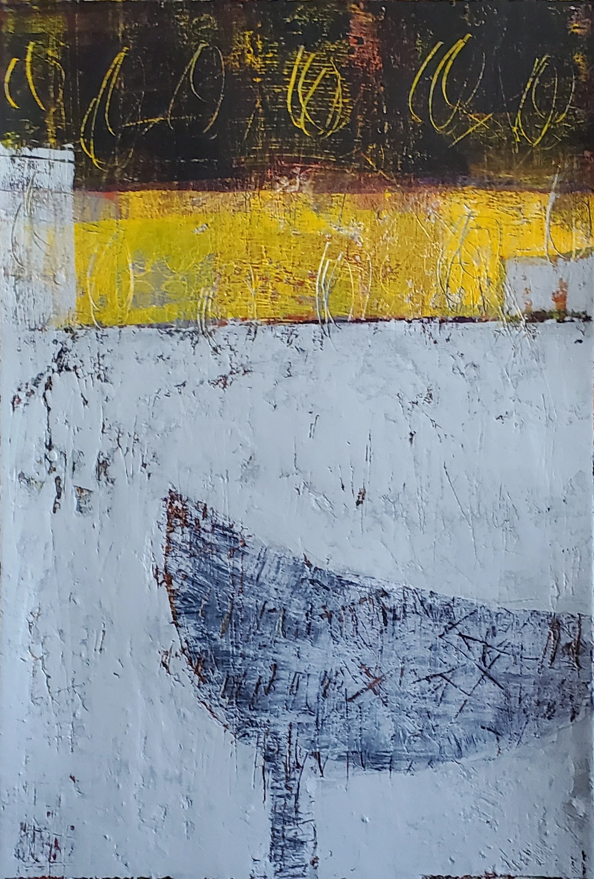 mysteries too marvelous, 16x12in, oil/cold wax on panel, 2024 - available