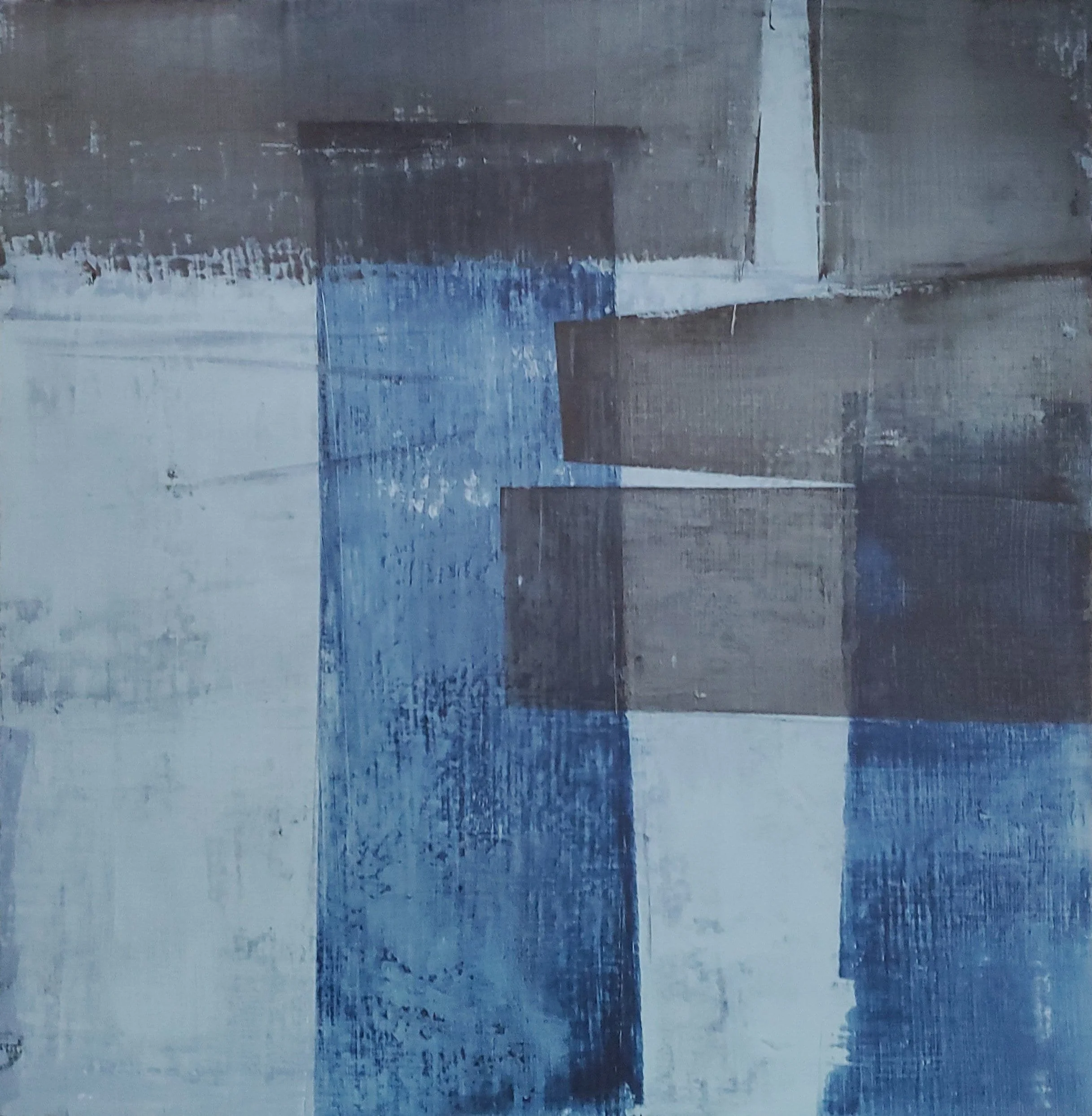 12x12in, oil/cold wax on canvas panel, 2024