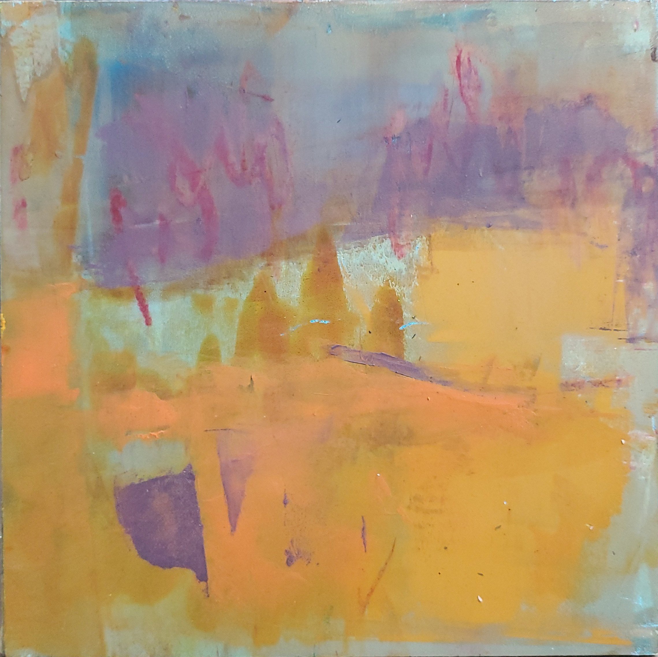 6x6in, oil/cold wax on hardboard, 2021