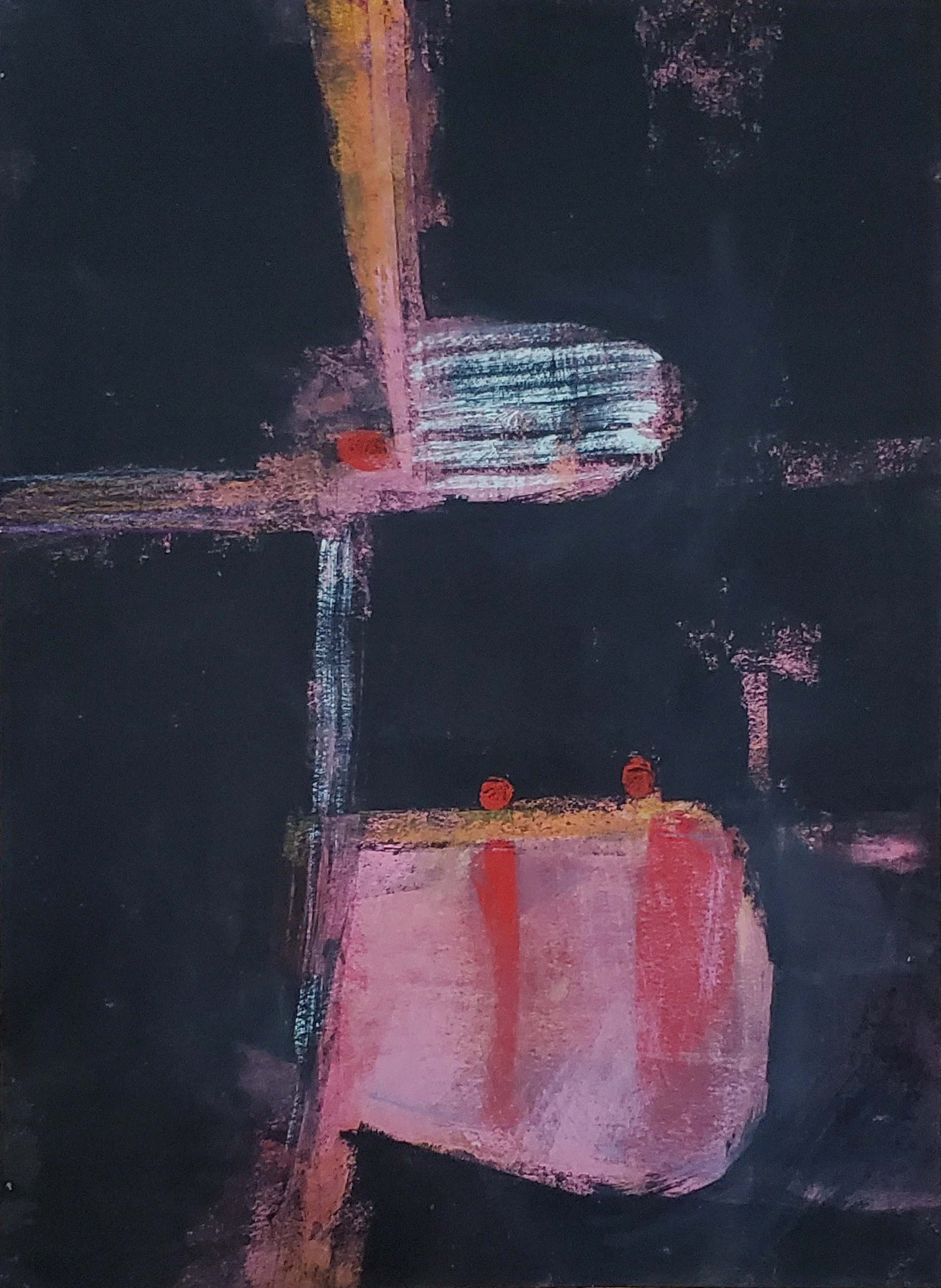 acrylic on paper, 2024