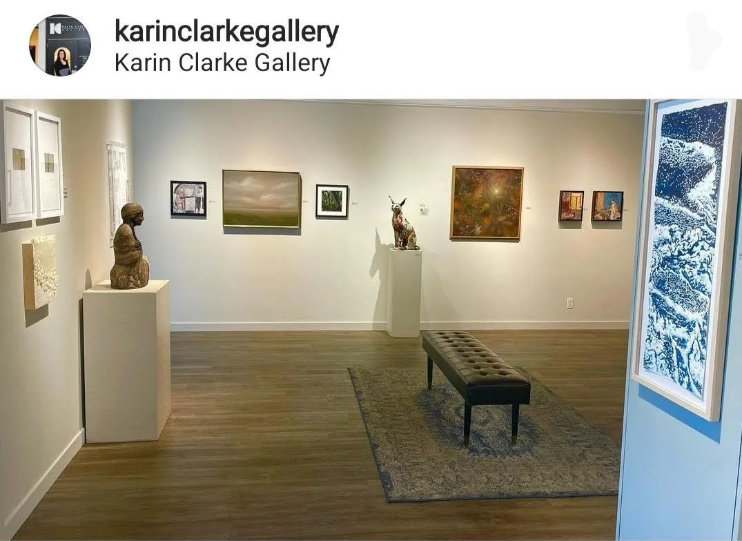 Eugene Biennial 2022, Karin Clarke Gallery - [far wall / left]