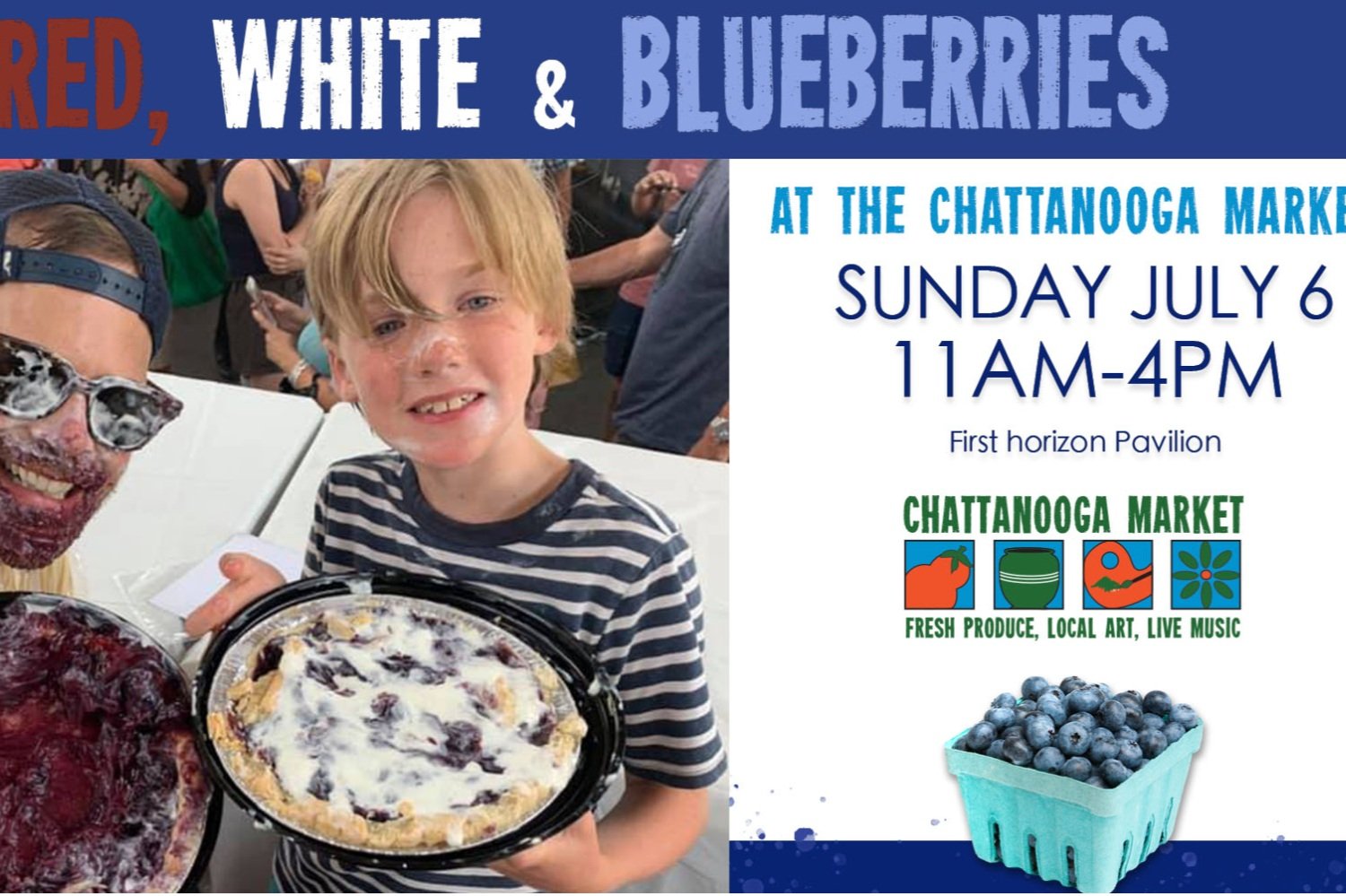 The Chattanooga Market: Red, White, and Blueberries