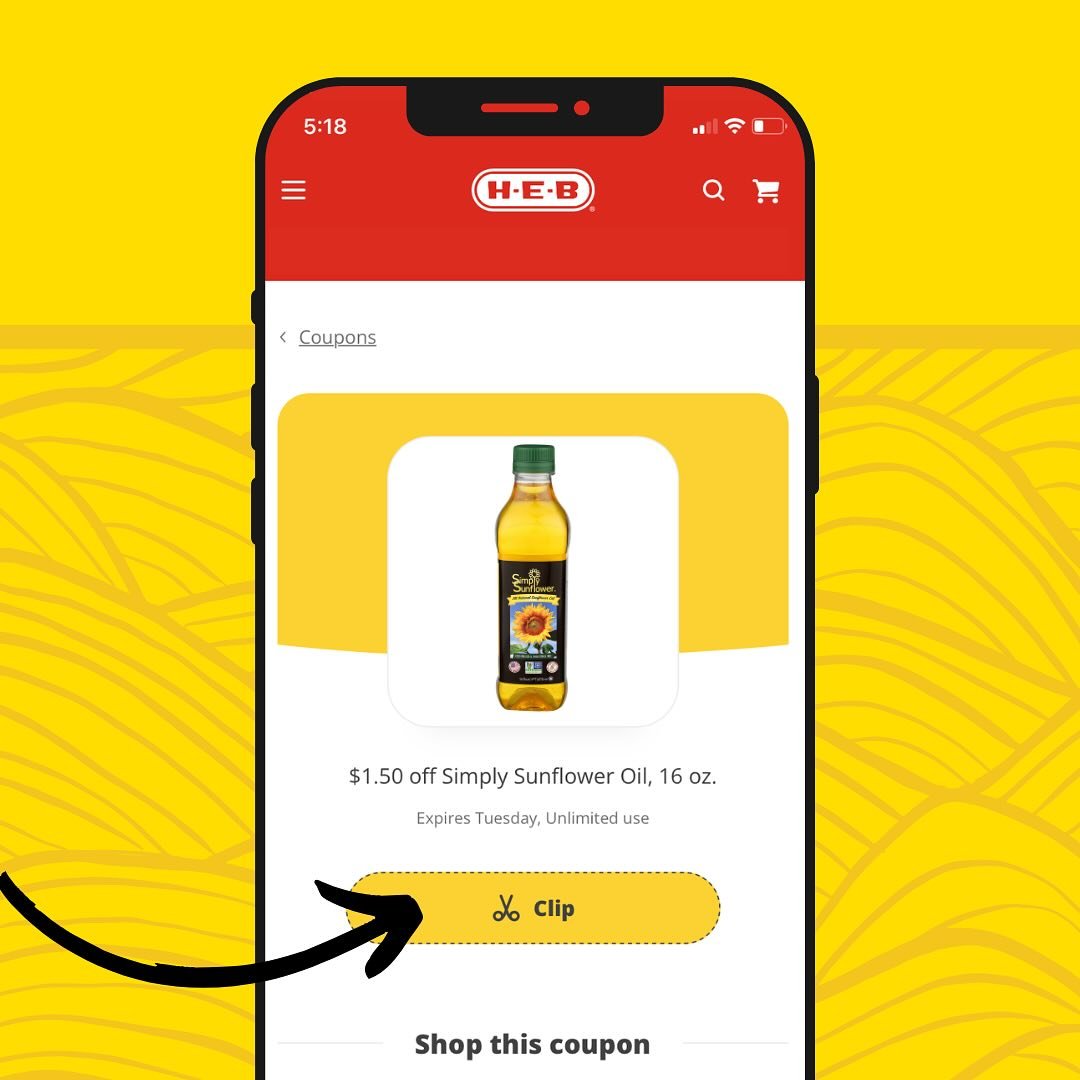 Only a few more days to stock up on Simply Sunflower Oil during our best sale at @heb 🌻❤️ $1.50 off each bottle thru Tuesday! Tag your friends in Texas!! 🫶