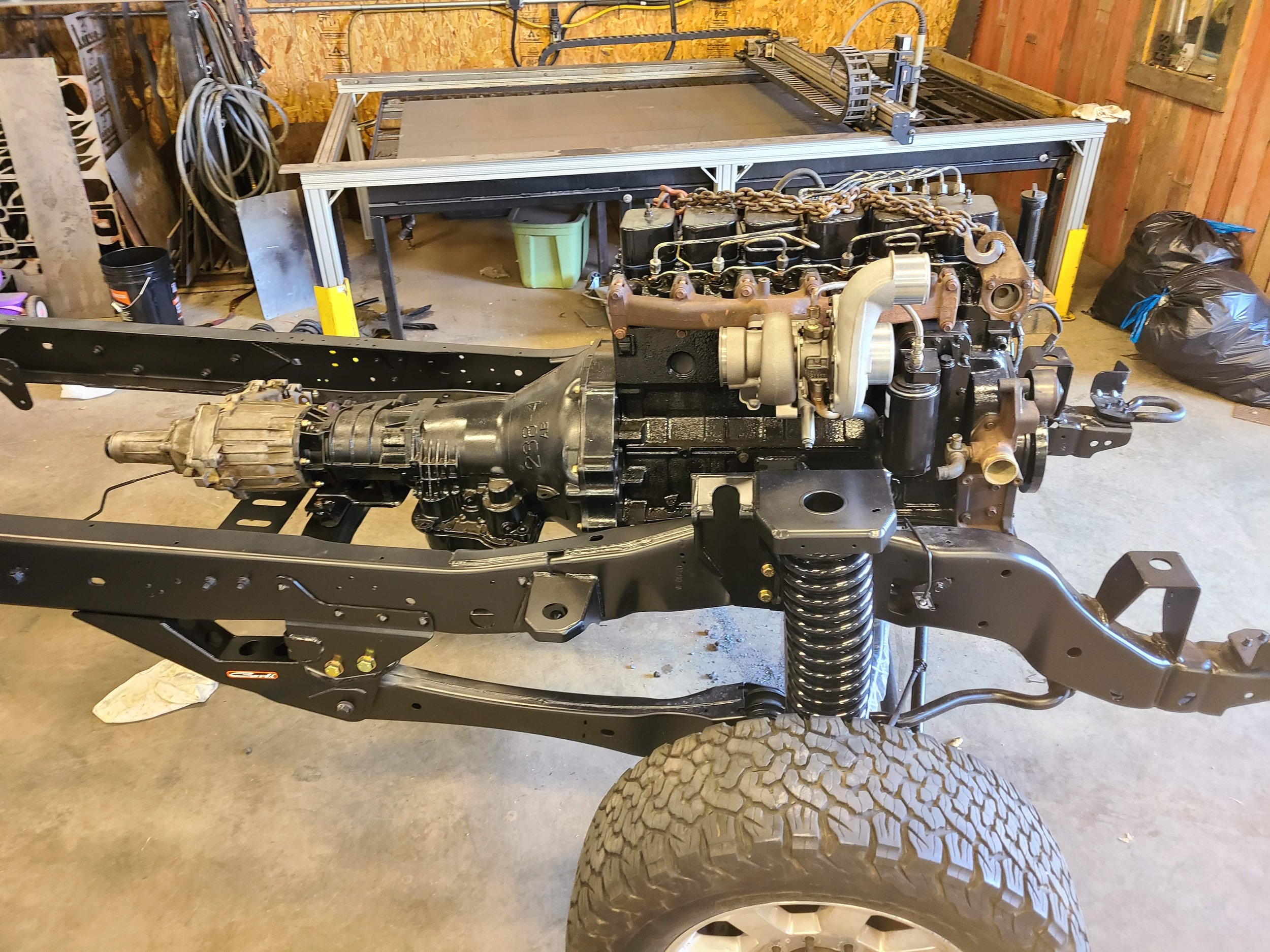 Cummins Engine in SD Frame/70s body