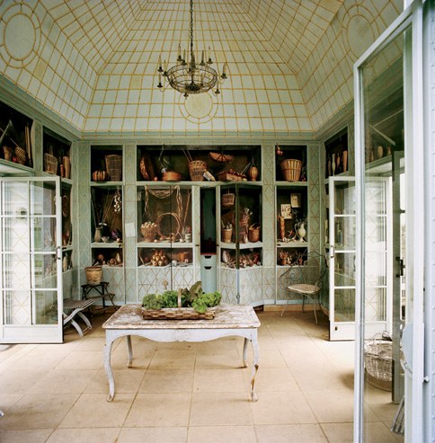 Trompe L'oeil in the greenhouse