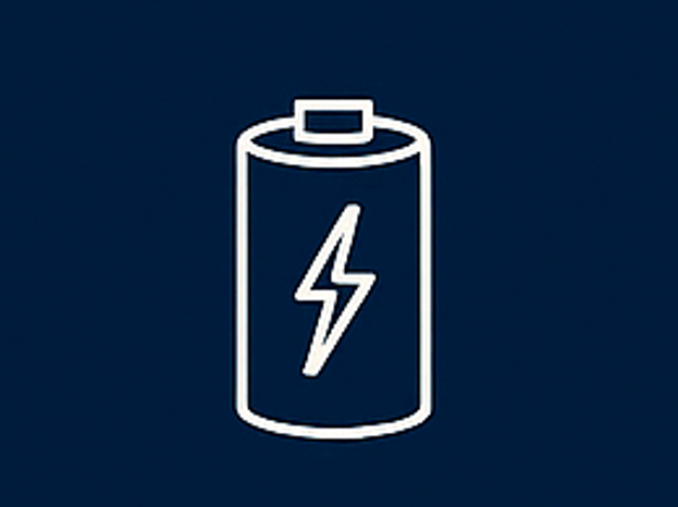 GoodPeak: icon of a battery with a lightning bolt representing energy storage