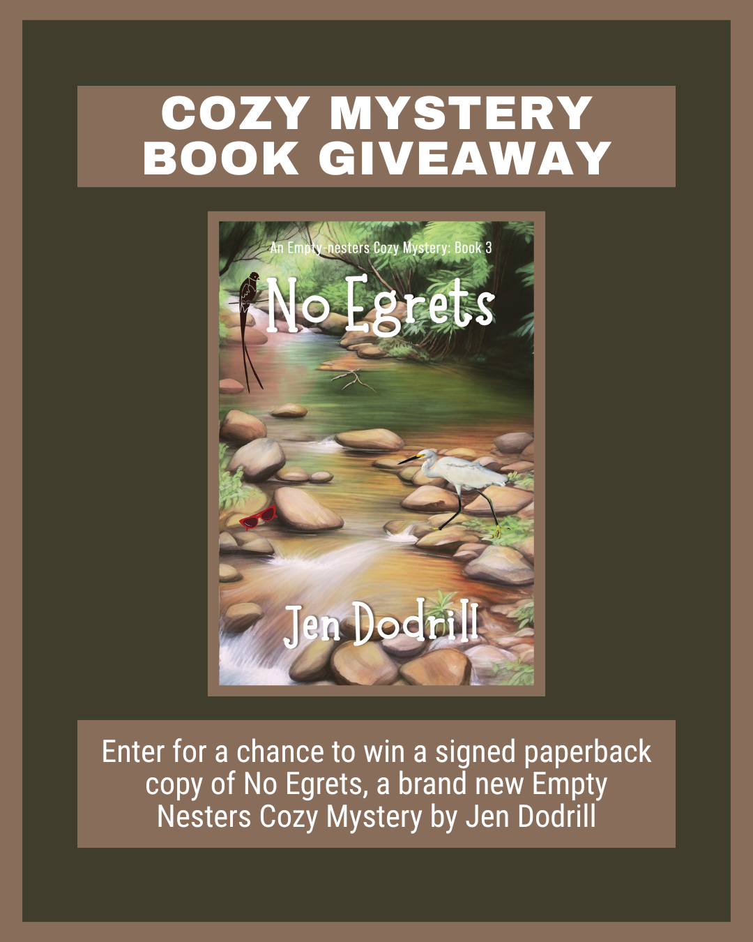No Egrets Book Giveaway