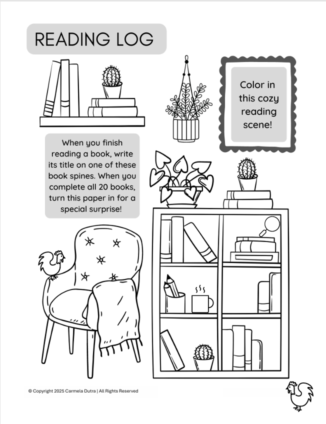 Carmela Dutra Reading Log