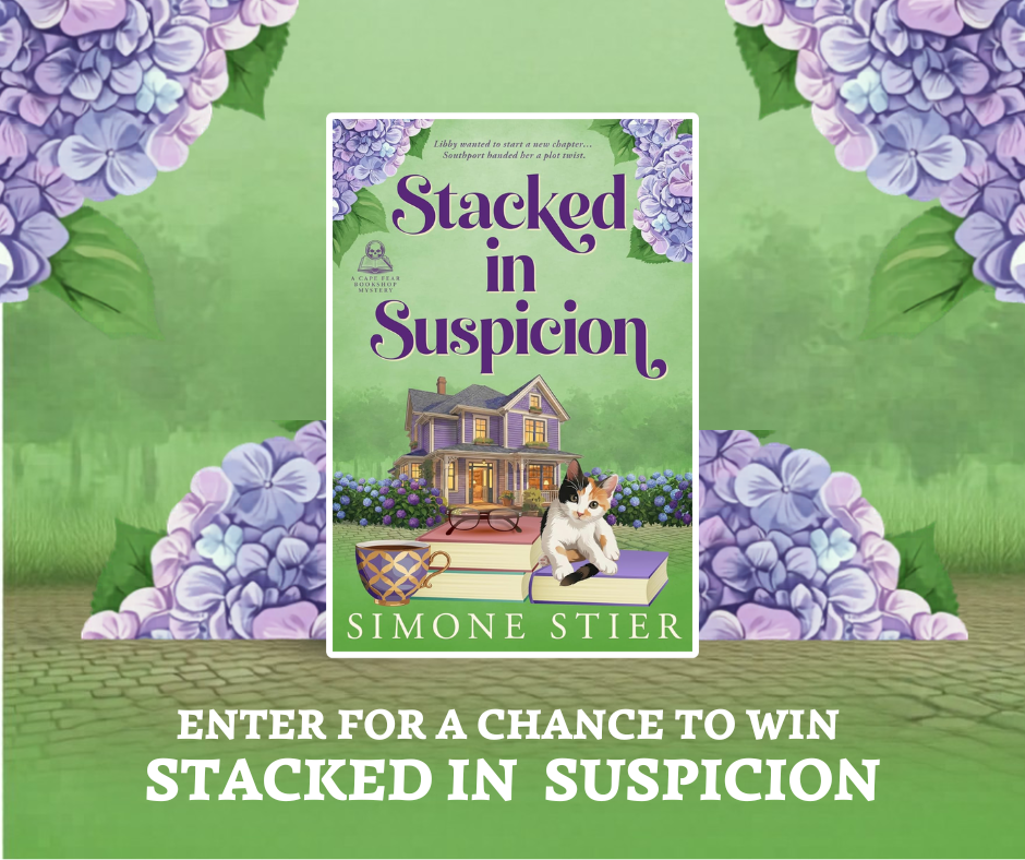 Stacked in Suspicion Mystery Book Giveaway