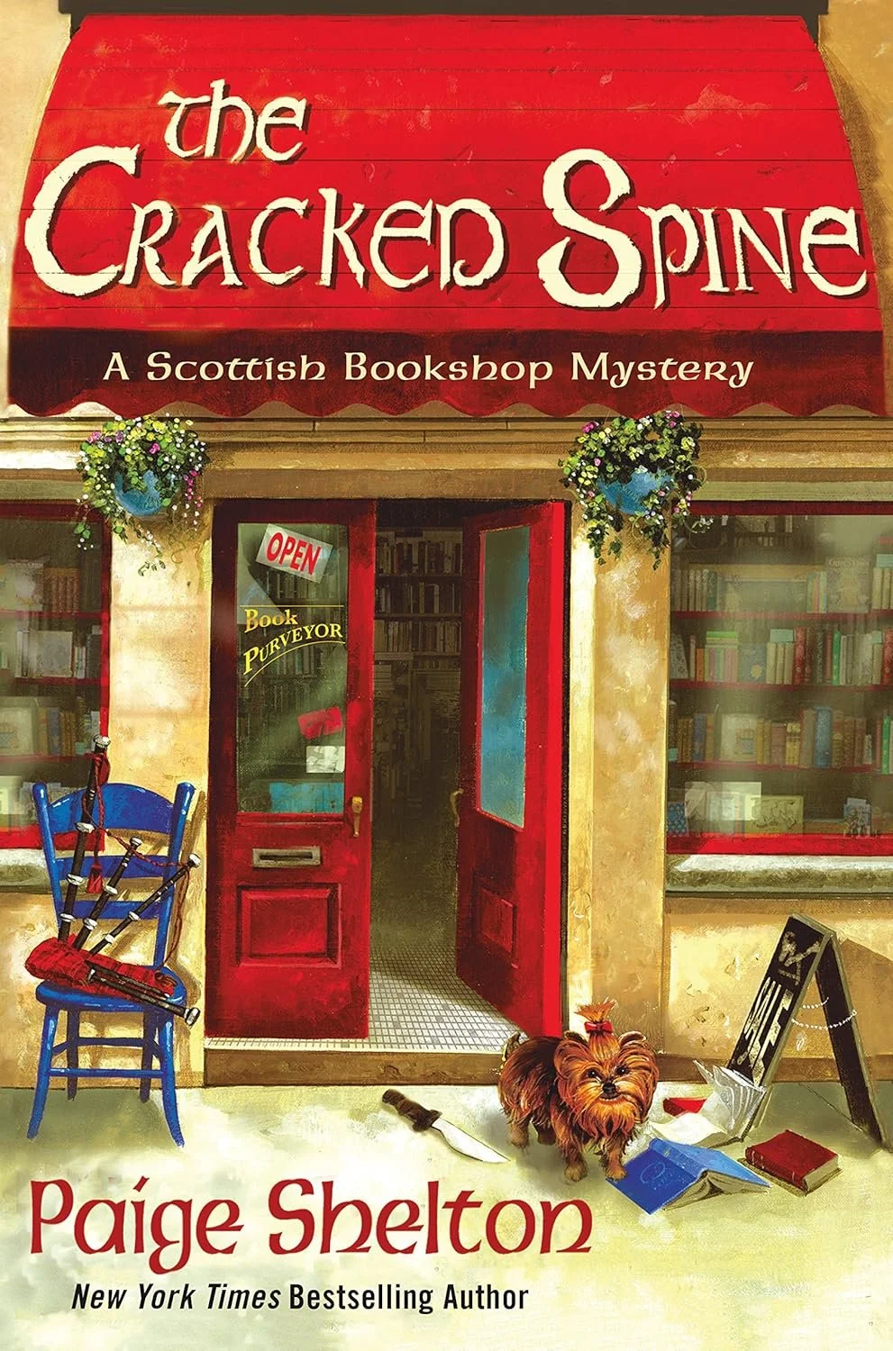 The Cracked Spine (Scottish Bookshop Mysteries Book 1)
