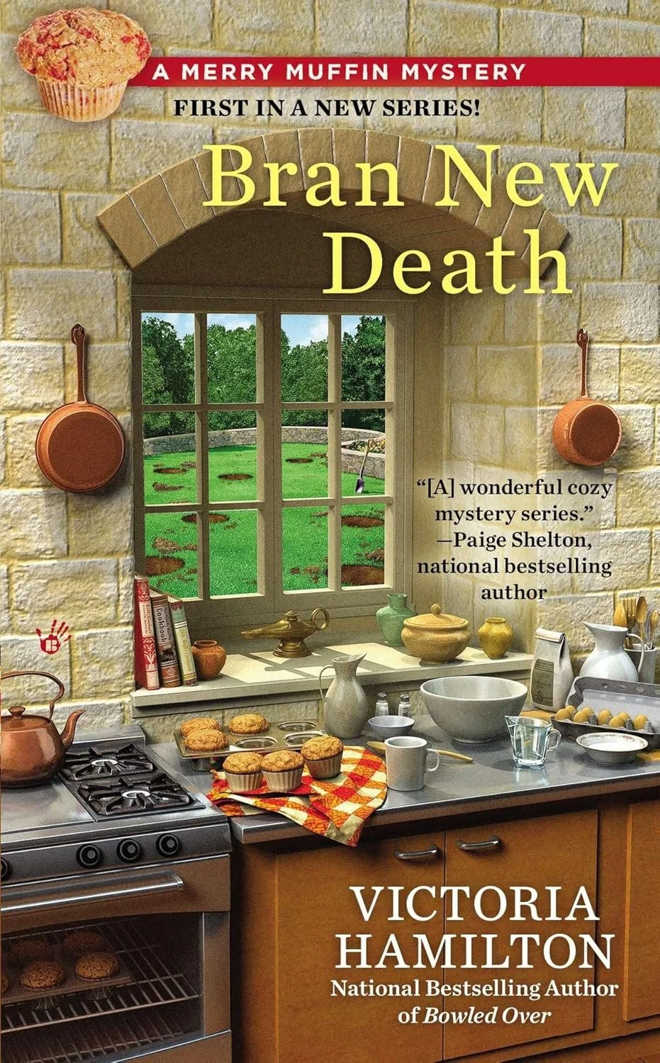 Bran New Death (A Merry Muffin Mystery) by Victoria Hamilton