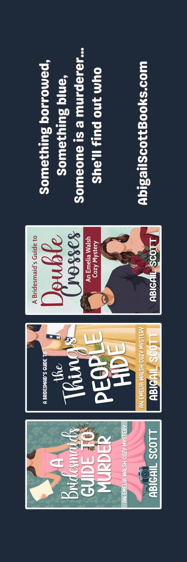 Emelia Walsh Cozy Mystery Bookmark