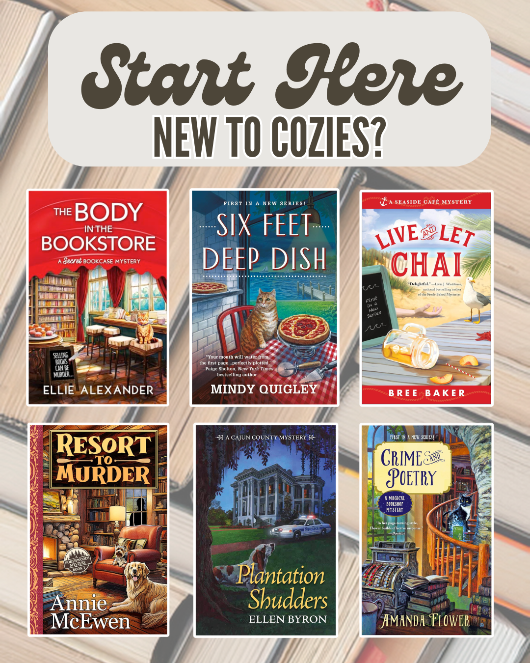 New to Cozy Mysteries - Start Here