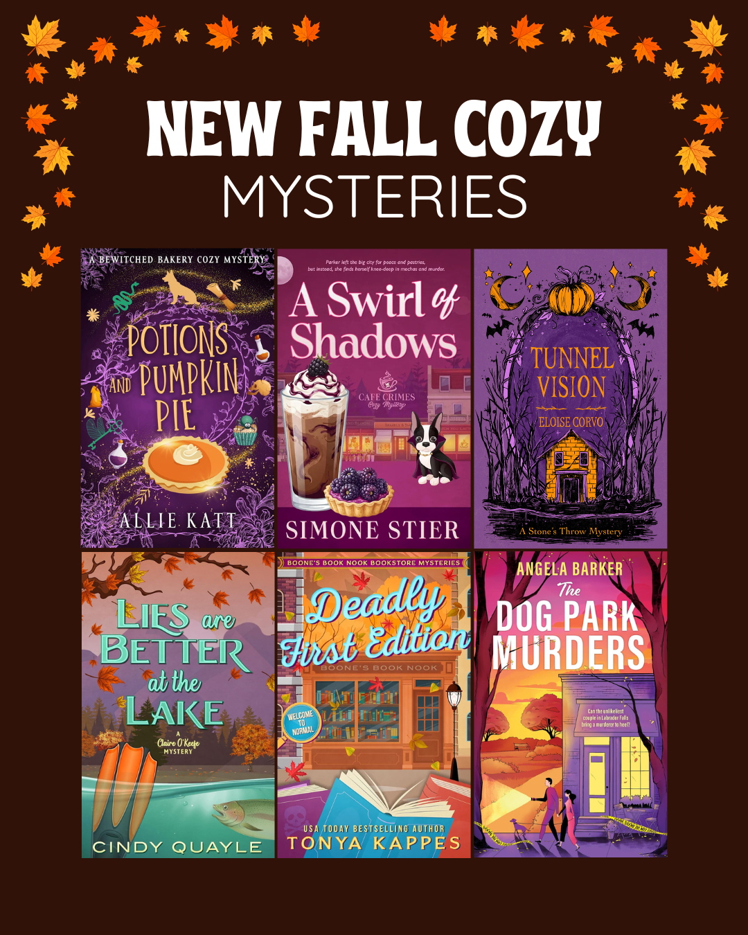 New 2026 Fall Cozy Mysteries