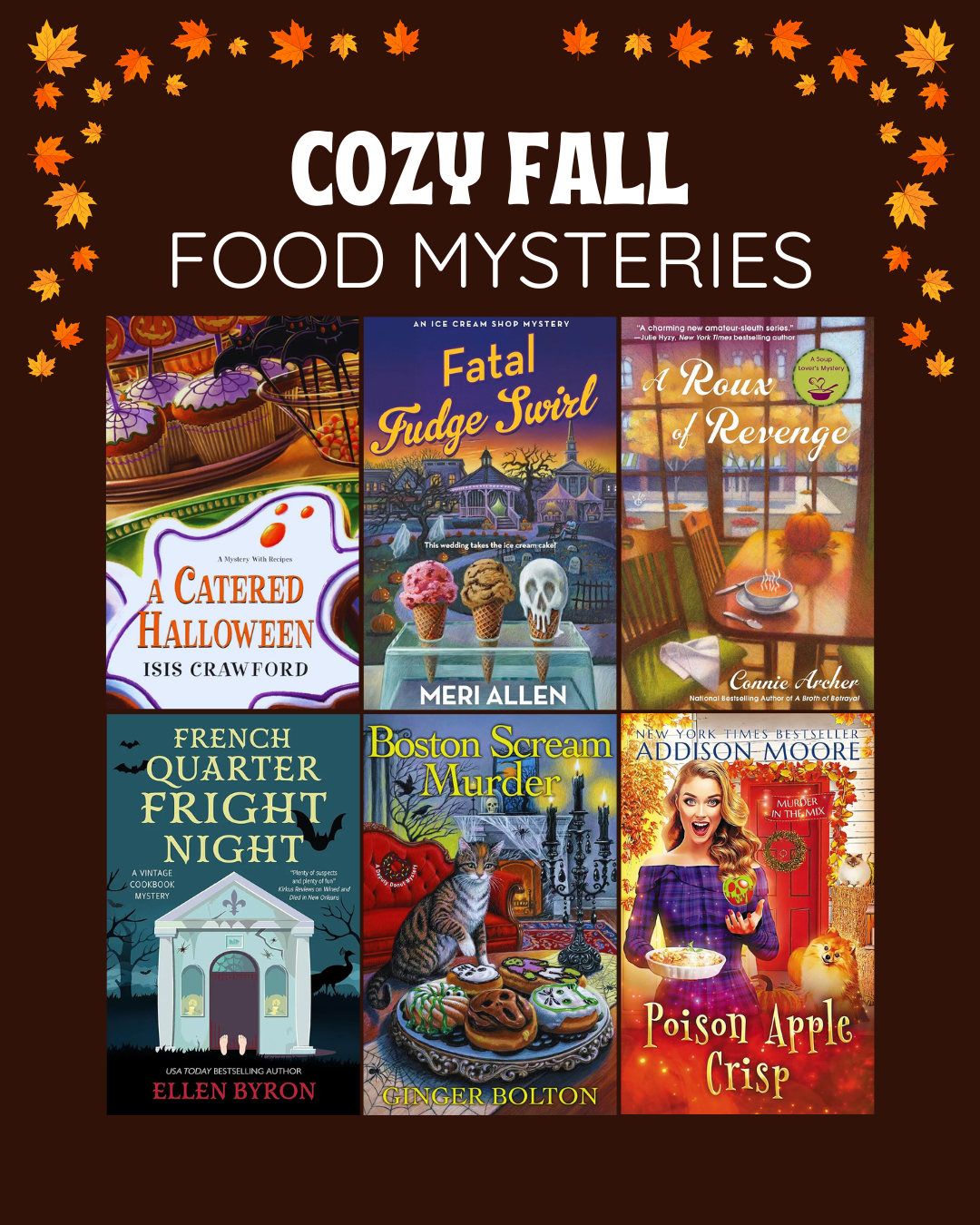 Cozy Fall Food Mysteries