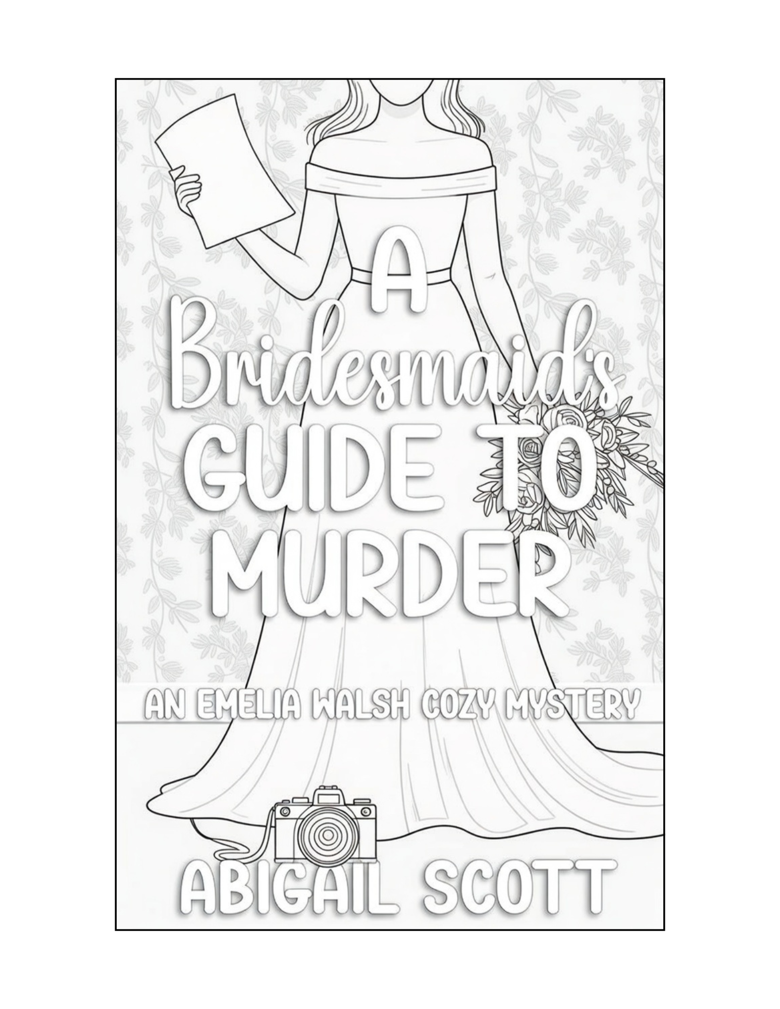A Bridesmaid’s Guide to Murder Cozy Mystery Coloring Page