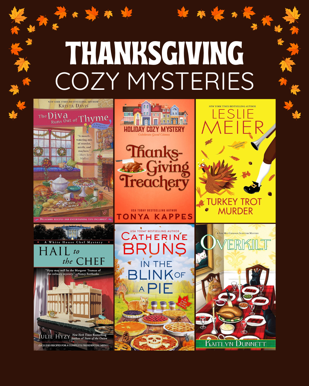 Thanksgiving Holiday Cozy Mystery Books