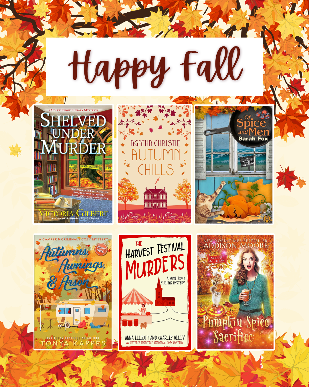 Happy Fall Cozy Mystery Books