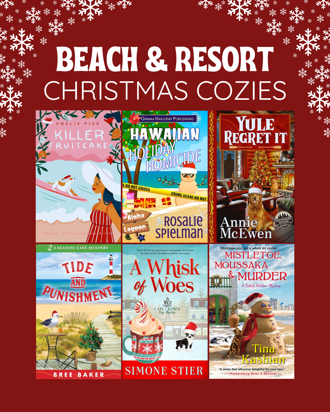 Beach and Resort Christmas Cozy Mysteries