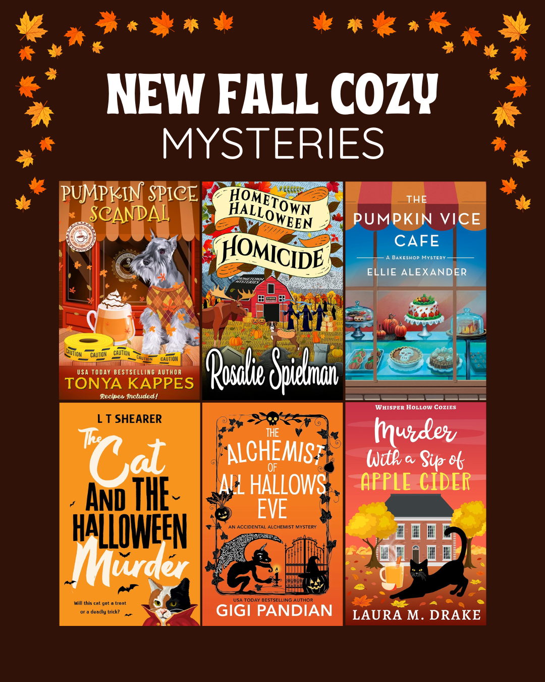 New Fall Cozy Mystery Books