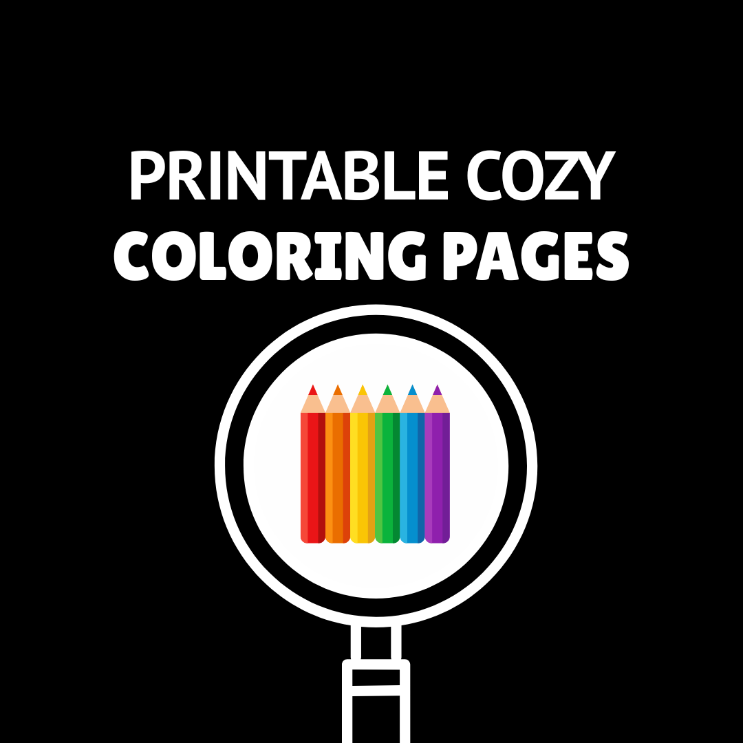 Free Printable Cozy Mystery Coloring Pages