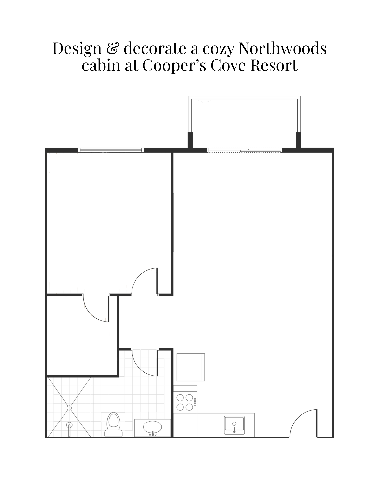 Resort Cabin Interior Design Blueprint