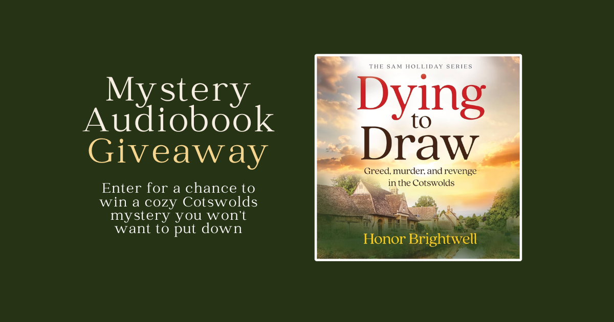 Dying to Draw Cozy Mystery Book Giveaway