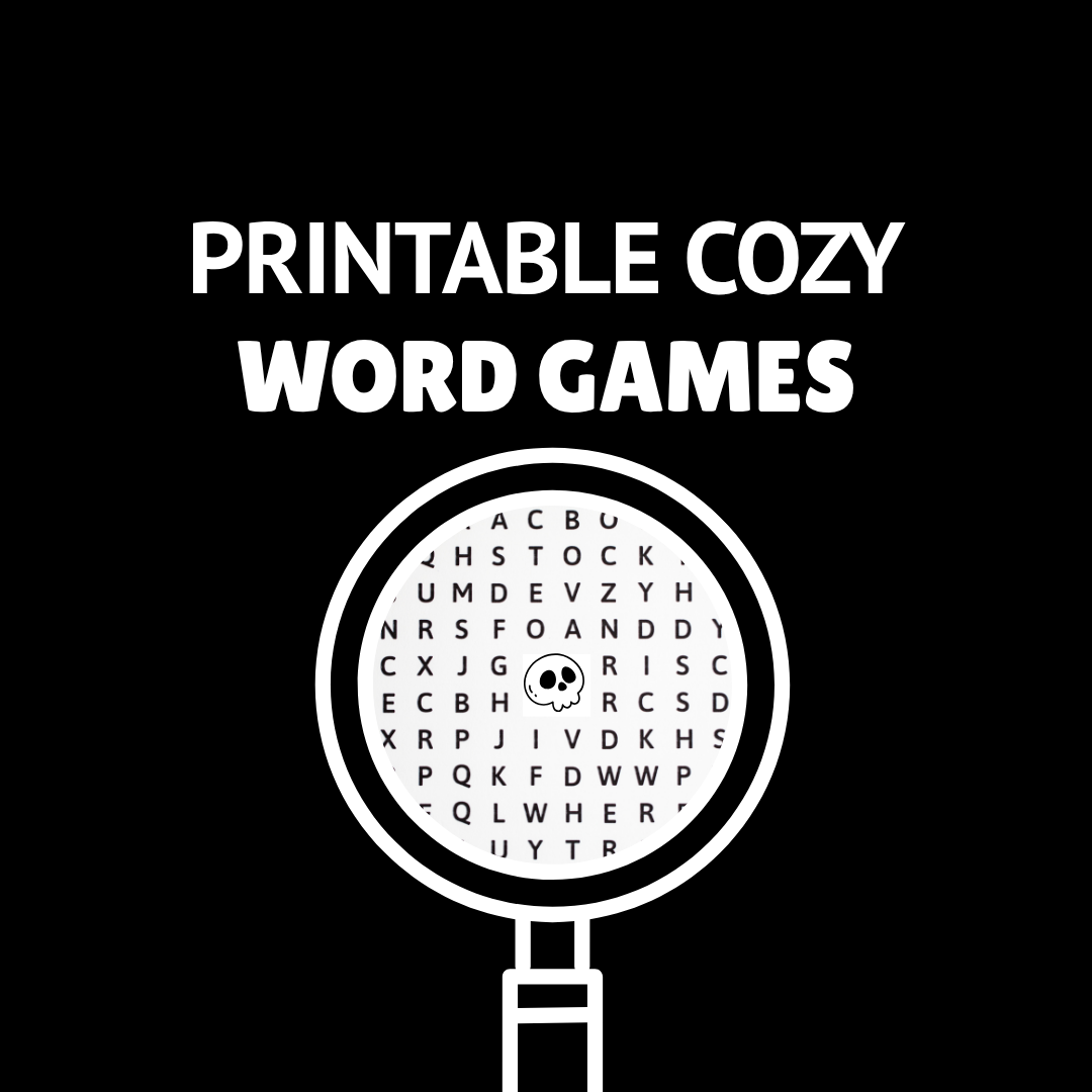 Free Printable Cozy Mystery Word Games