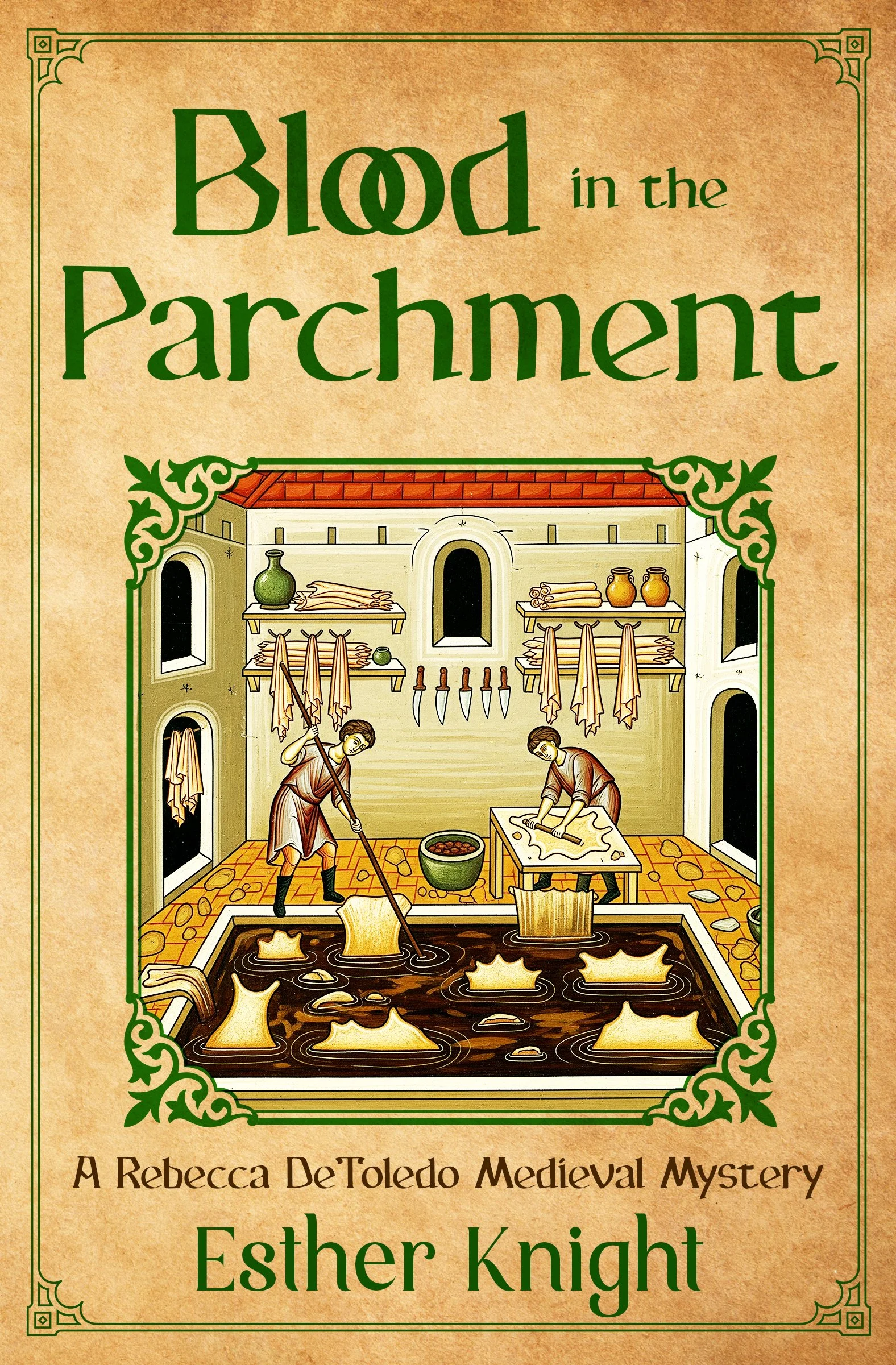 Blood in the Parchment (Rebecca DeToledo Medieval Mystery Book 2)