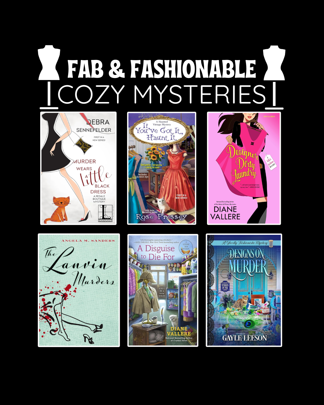 Fab and Fashionable Cozy Mysteries