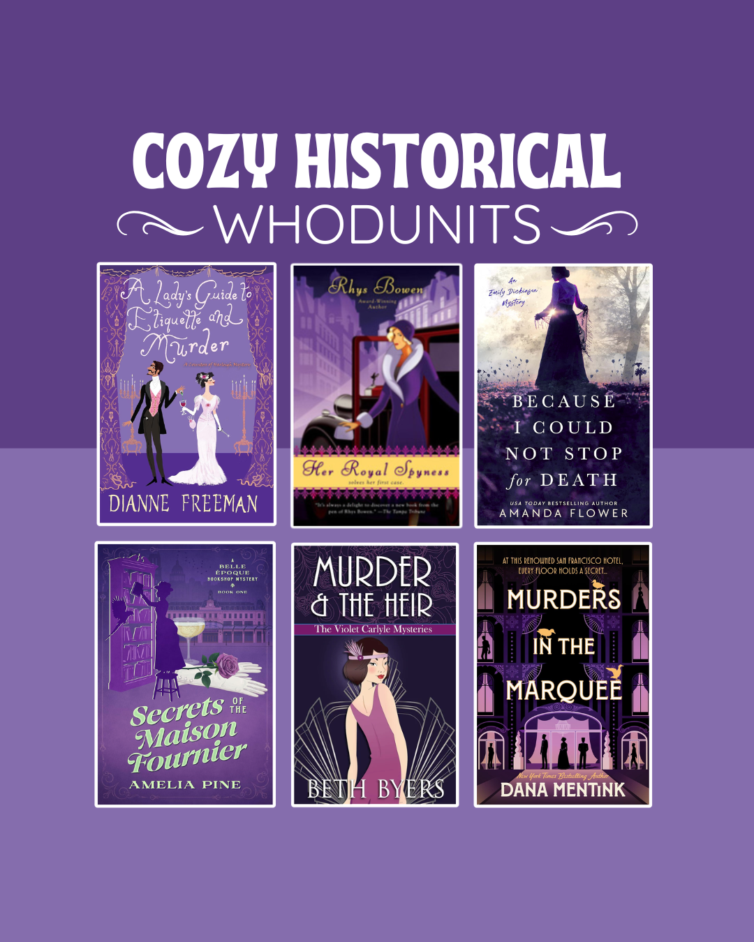 Cozy Historical Whodunits.