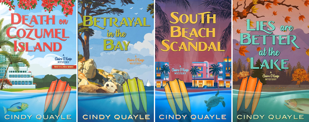 Claire O'Keefe Mystery Books 1-4 by Cindy Quayle