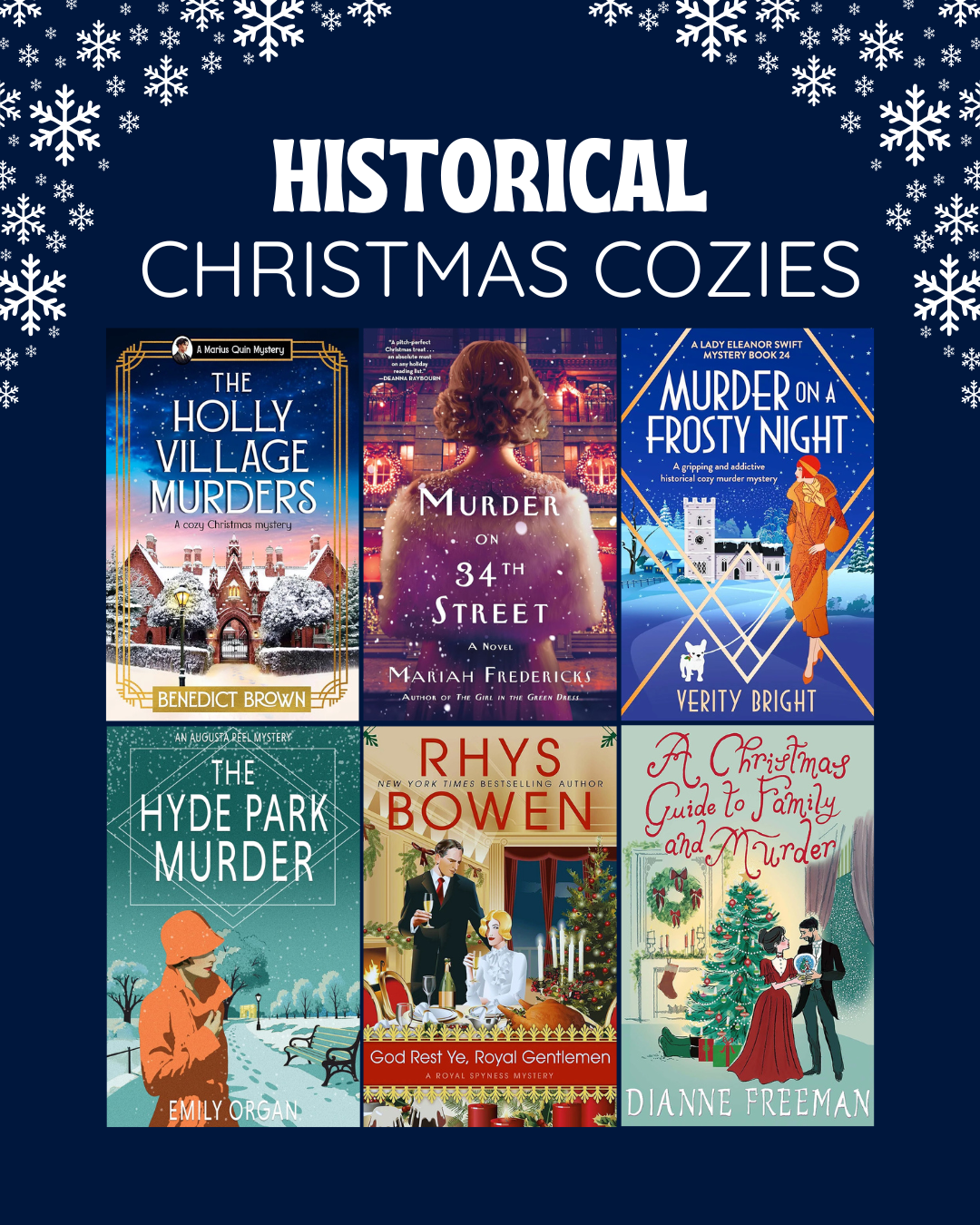 Historical Christmas Cozy Mysteries