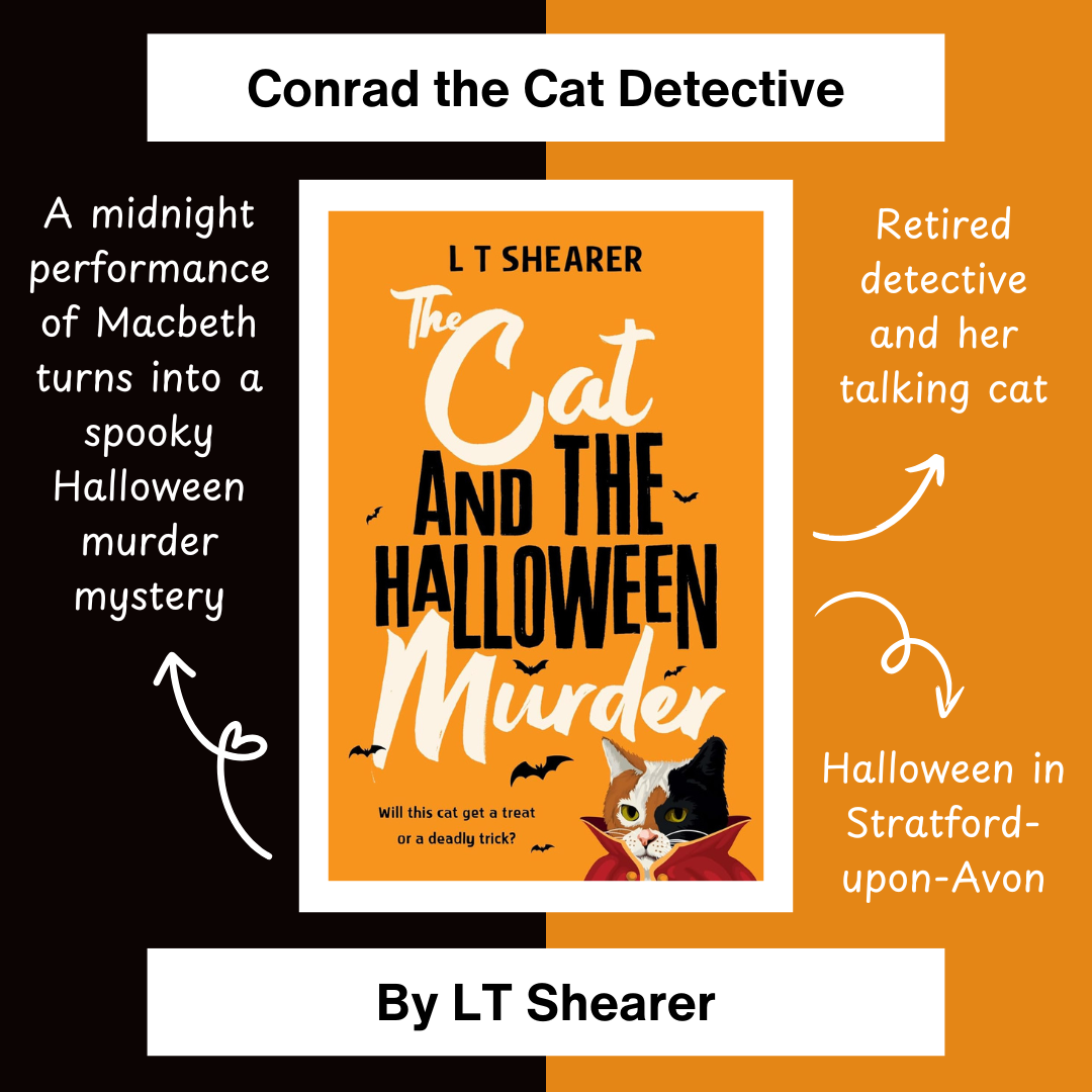 The Cat and the Halloween Murder, a Conrad the Cat Detective Halloween Mystery by LT Shearer