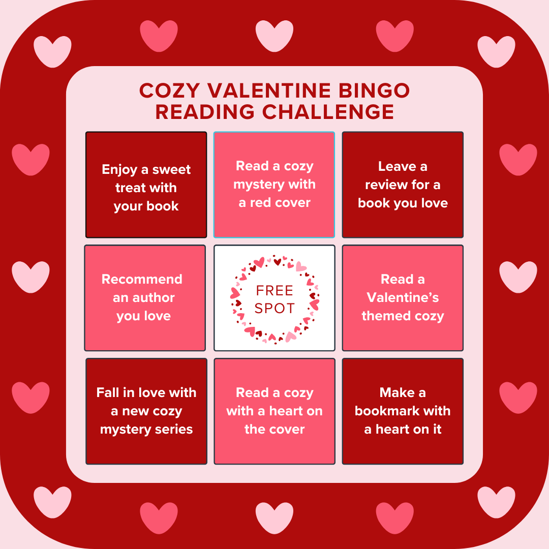 Valentine Cozy Mystery Bingo Reading Challenge