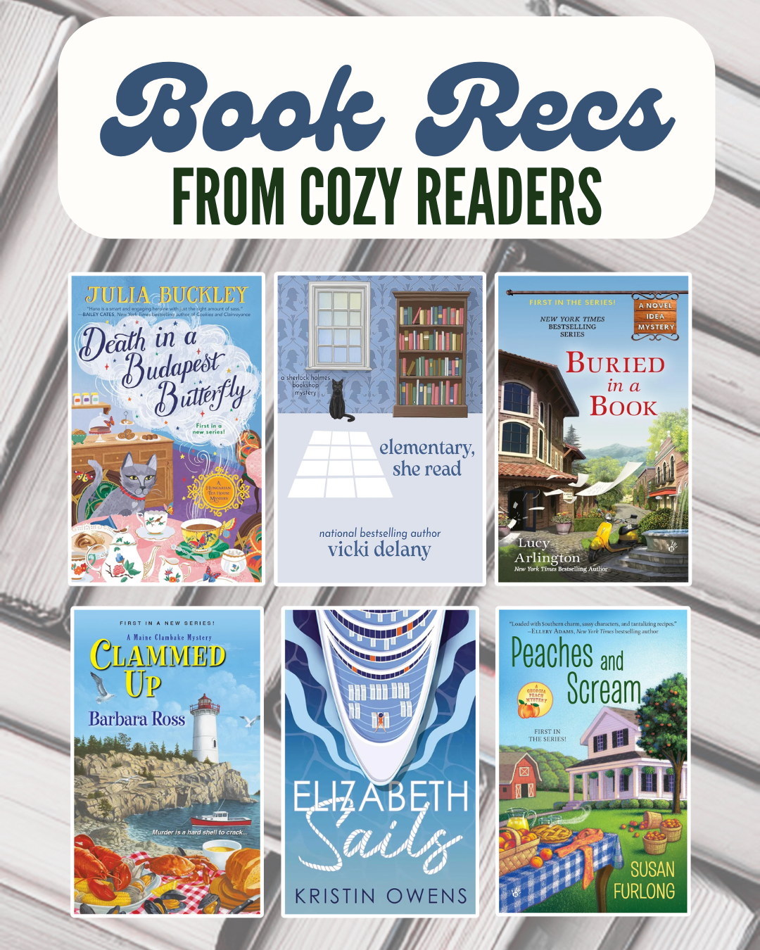 Book Recommendations from Cozy Readers
