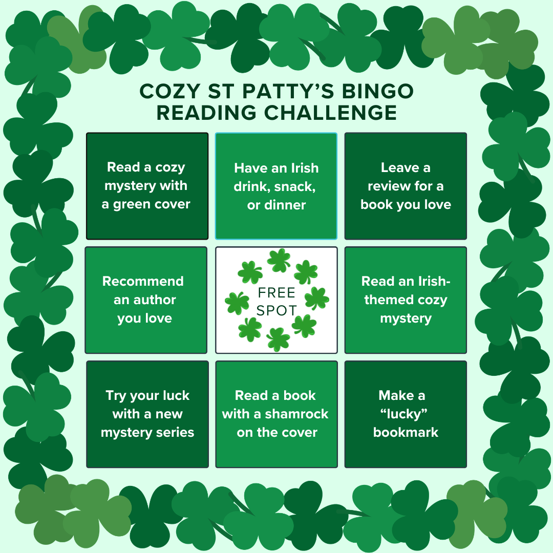 St Patty's Reading Bingo Card