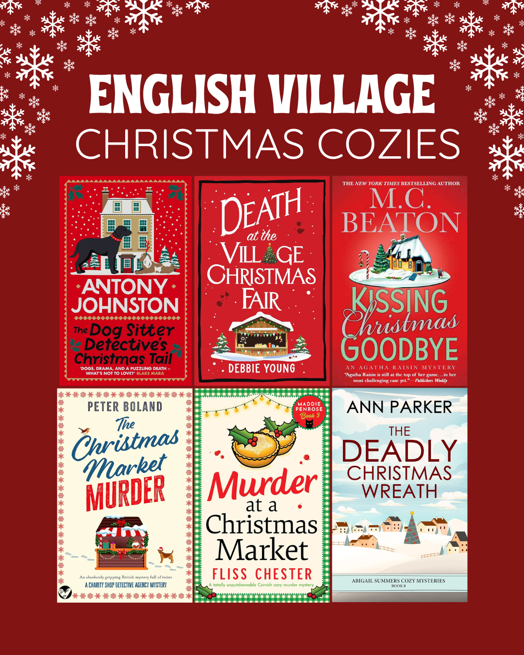 English Village Christmas Cozy Mysteries
