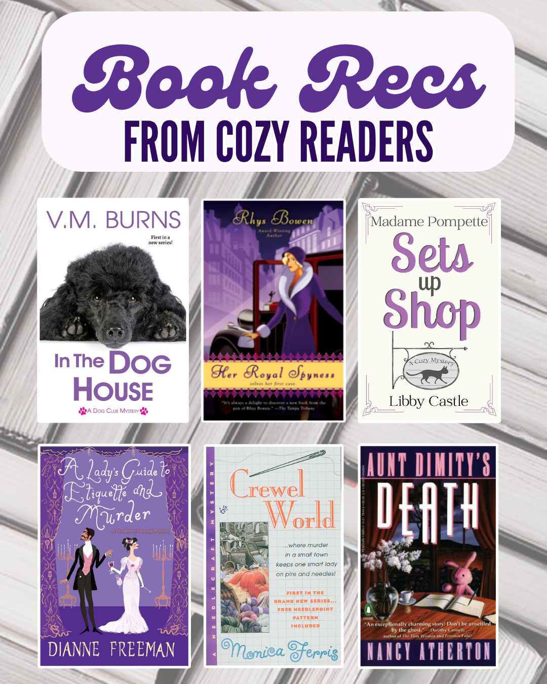 Mystery Book Recommendations From Cozy Readers