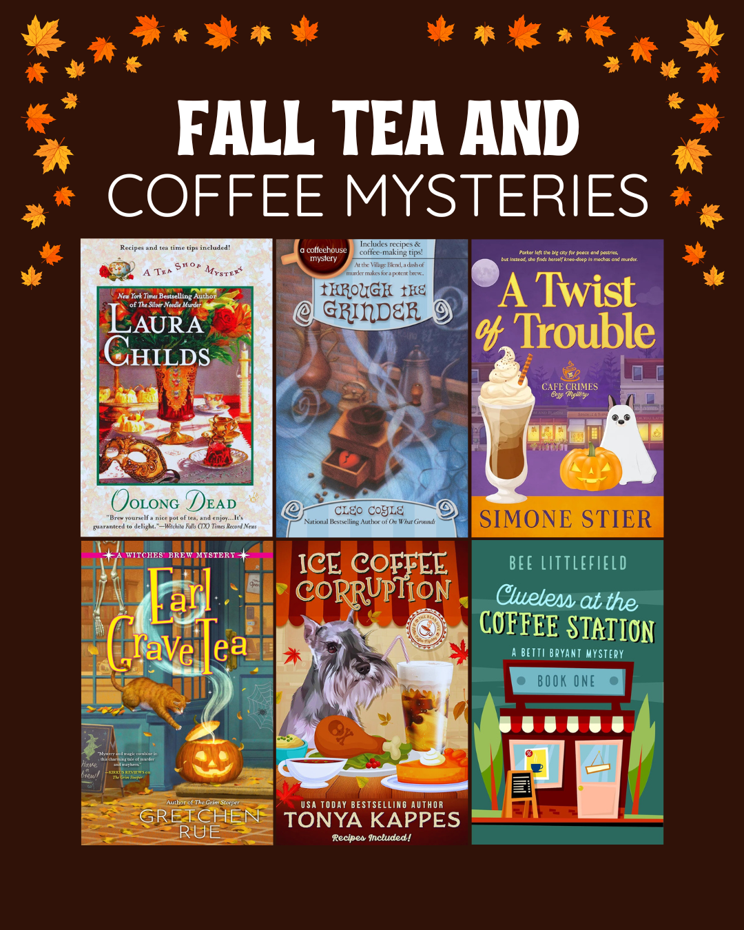 Cozy Fall Coffee and Tea Mysteries