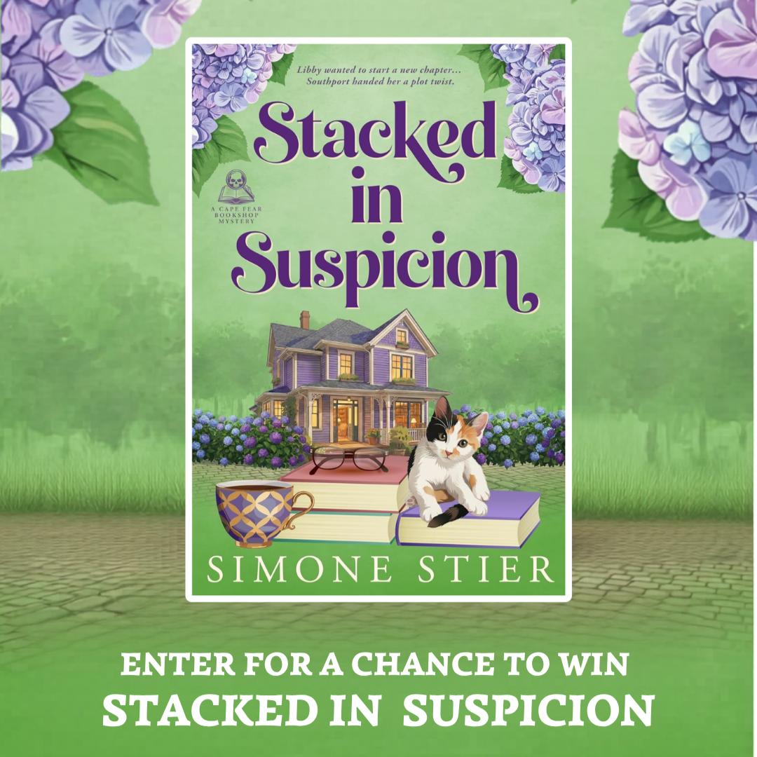 Stacked in Suspicion Book Giveaway