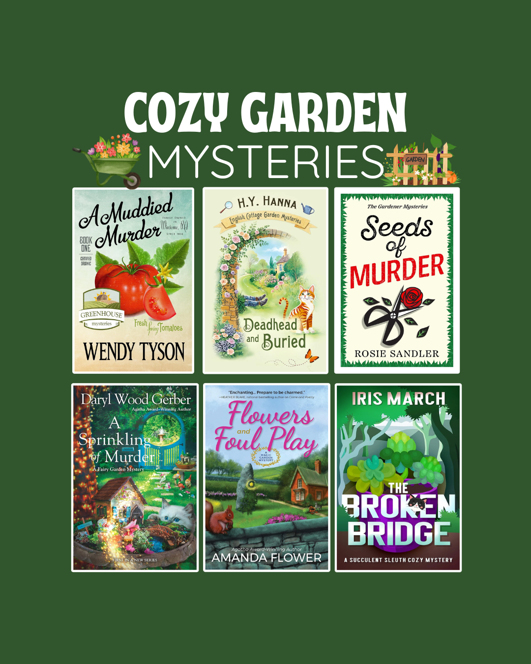 Gardening cozy mysteries