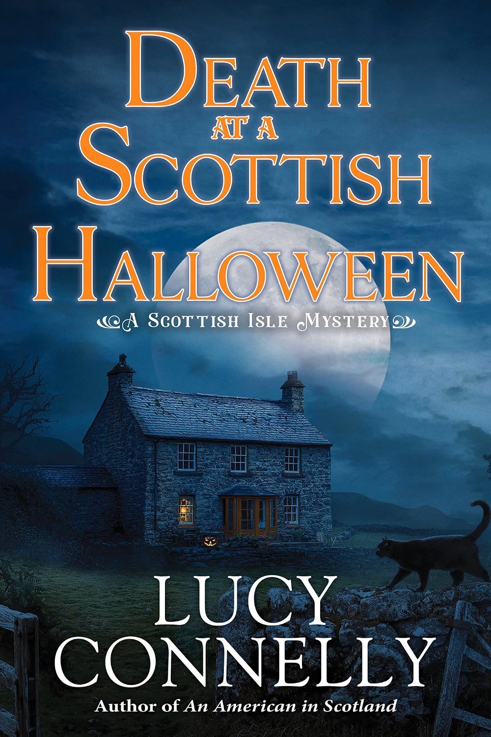 Death at a Scottish Halloween, A Scottish Isle Halloween Mystery by Lucy Connelly