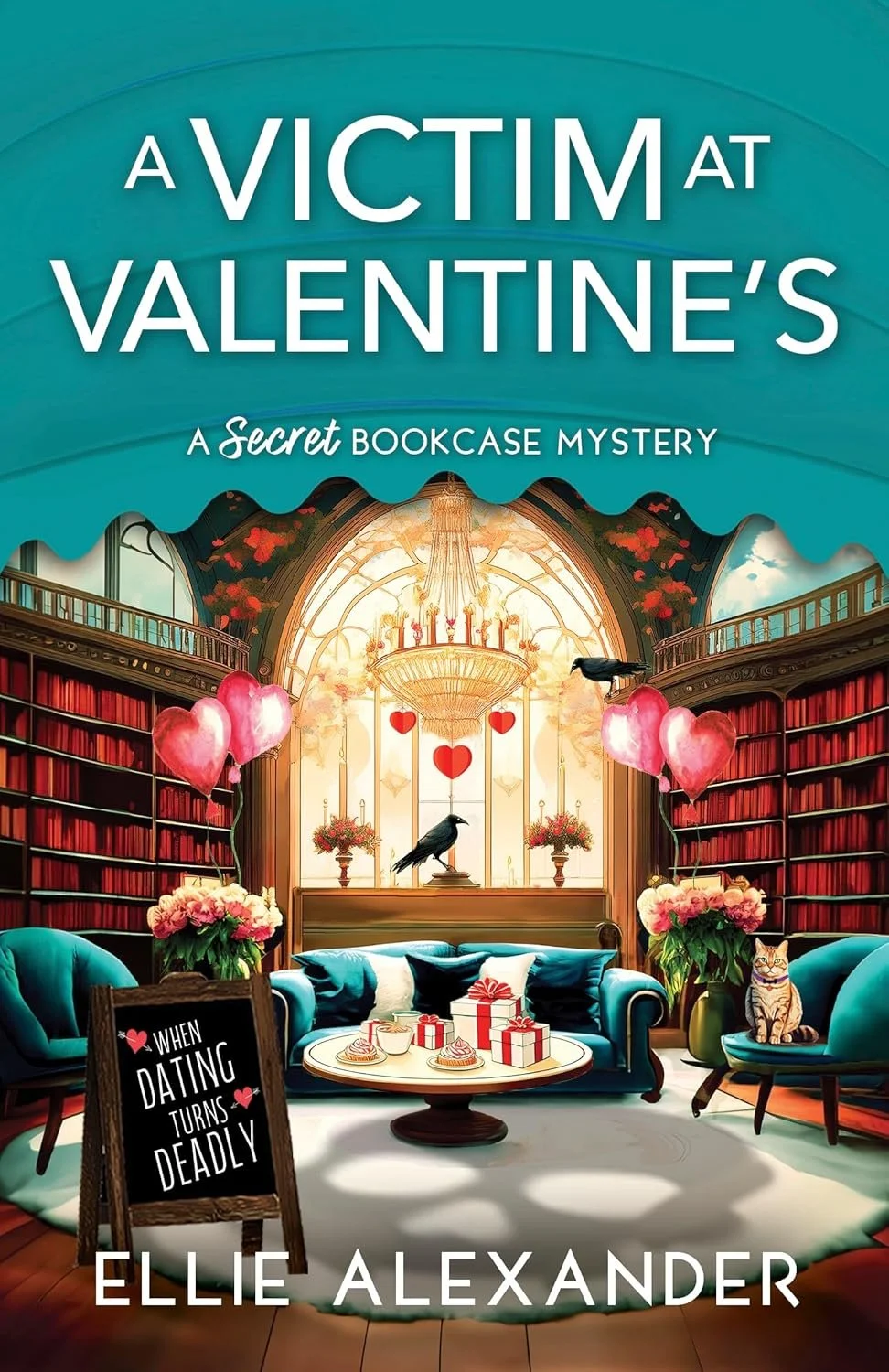 A Victim at Valentine's (A Secret Bookcase Mystery Book 5)