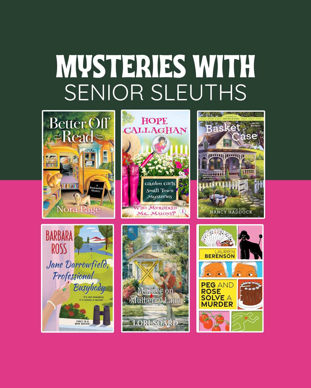 Cozy Mysteries With Senior Amateur Sleuths