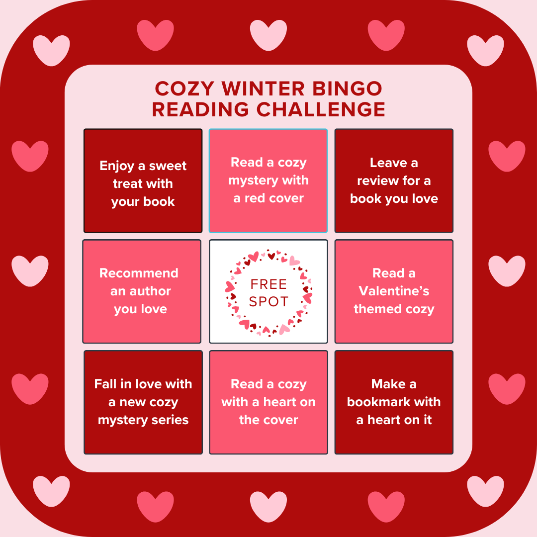 Valentine's Cozy Mystery Bingo Reading Challenge