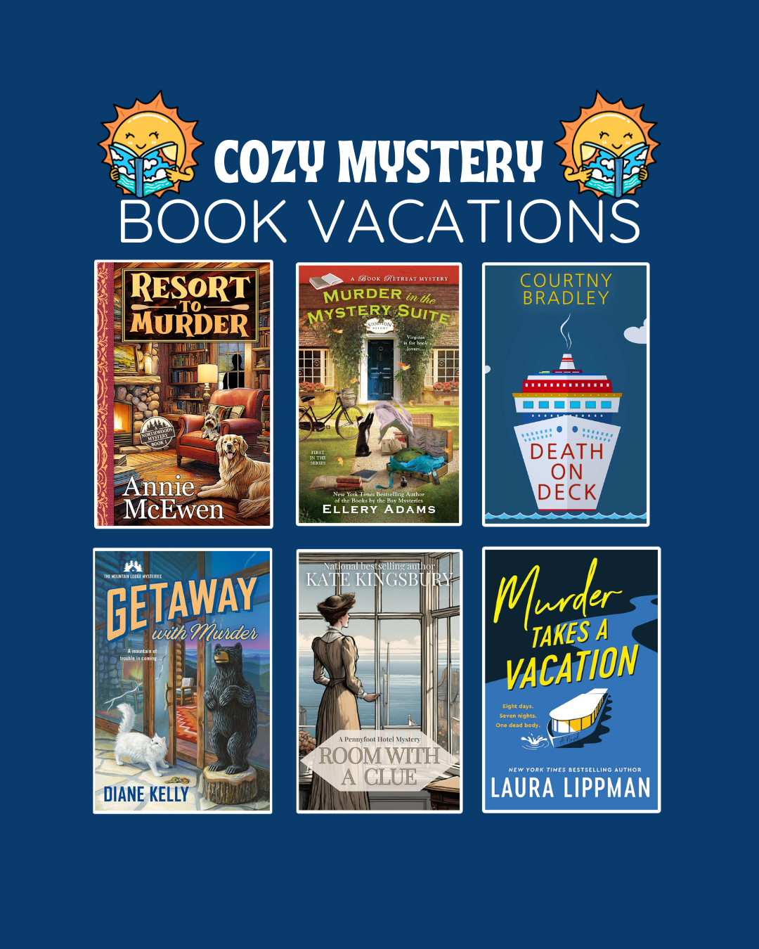 Cozy Mystery Book Vacations