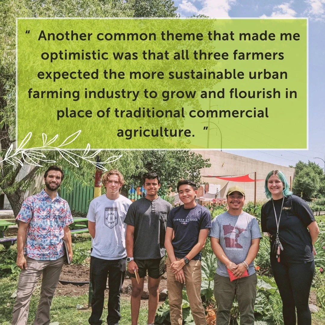 Check it out: Our Curriculum and Training Apprentice Franci Haeg writes about her experience interviewing local urban farmers on our blog! Check out the linktree in our bio for her analysis and access to the interviews.

#nonprofit #minnesotanonprofi